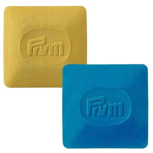 Prym Портновский мел, диски 5 x 5 см, 2 шт. 2 шт. желтый/синий 5 см 5 см