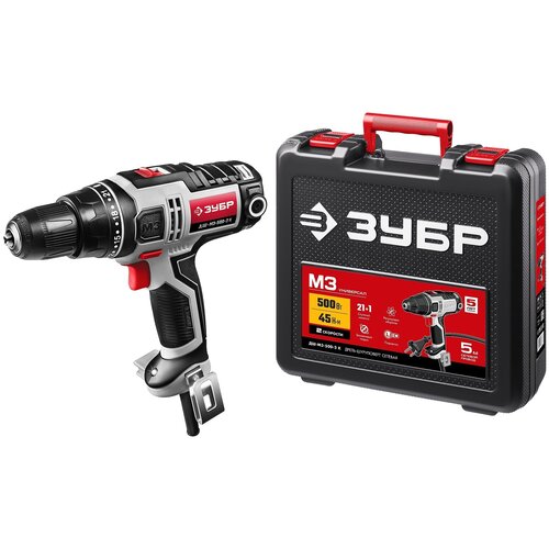 Шуруповерт сетевой Зубр ДШ-М3-500-2 К 546000₽