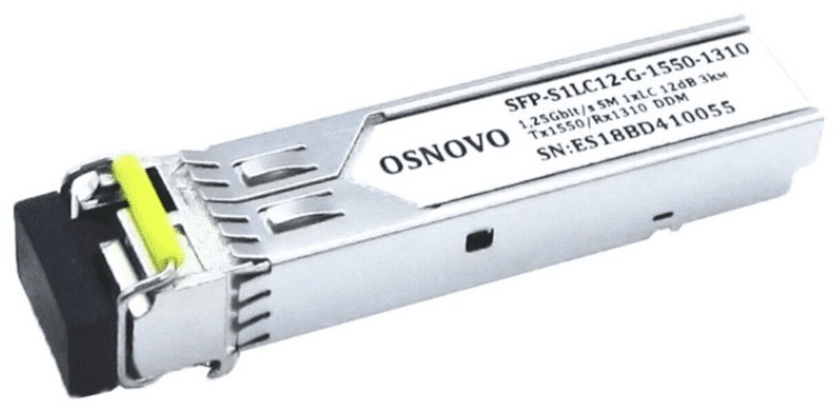 Трансивер Osnovo (SFP-S1LC12-G-1550-1310)