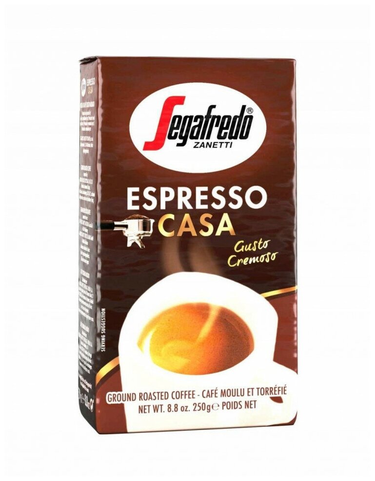 Кофе молотый Segafredo Espresso Casa 250 г, м/у - фотография № 4