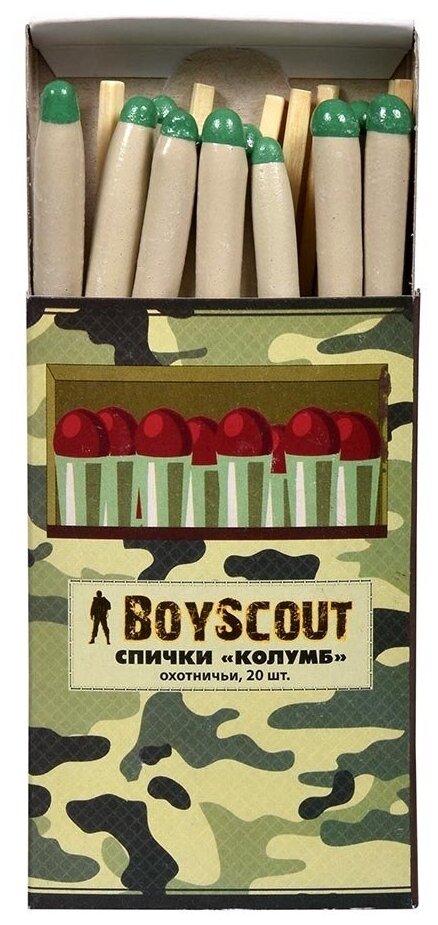 Спички Boyscout Колумб 80 мм 20шт