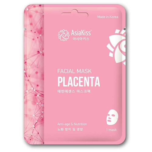 AsiaKiss Тканевая маска с экстрактом плаценты