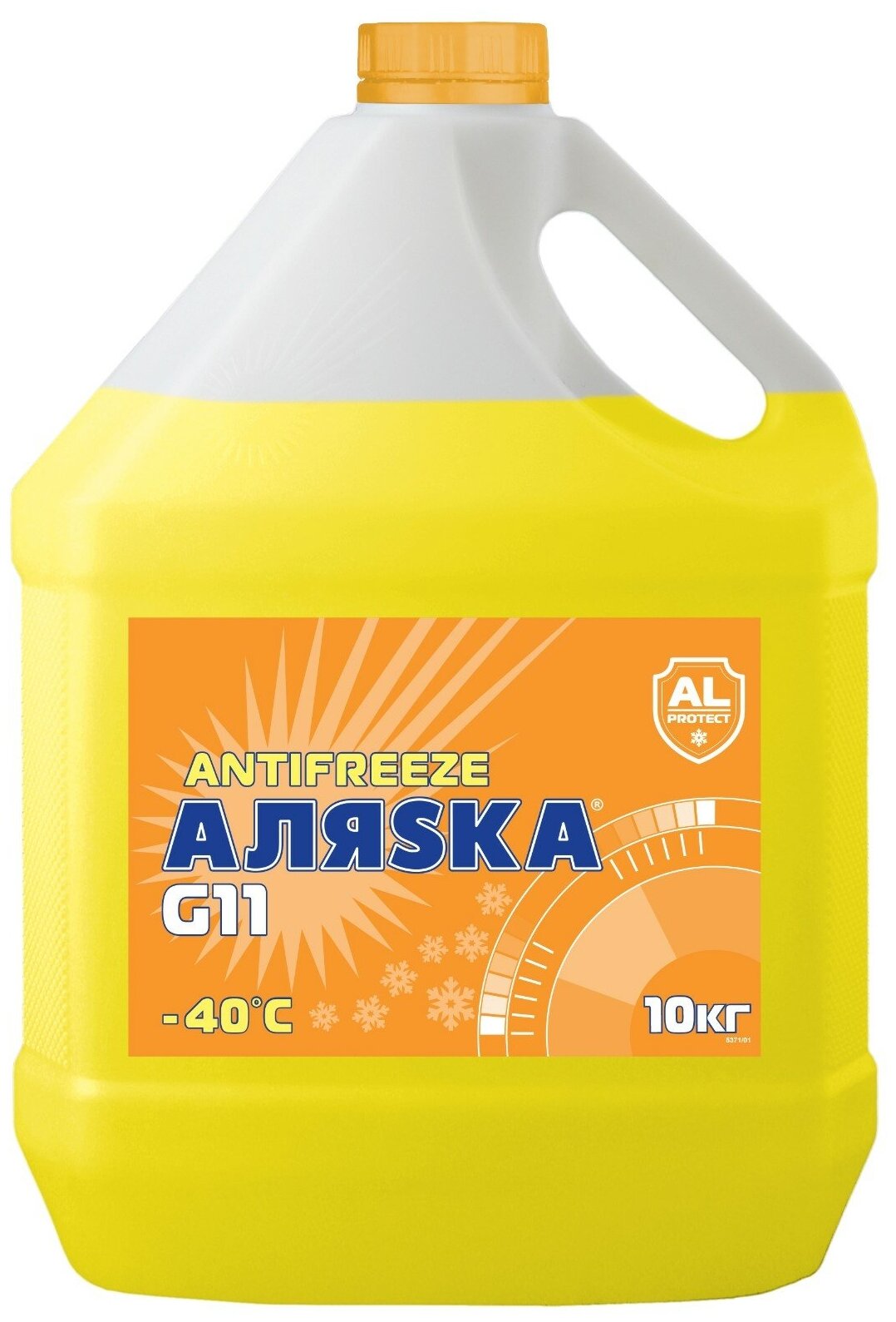 Антифриз Аляска -40 G11 yellow 10кг