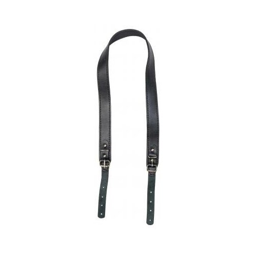 фото Ремень погонный с противоскользящей накладкой, регулируемый (кожа, черный) хольстер