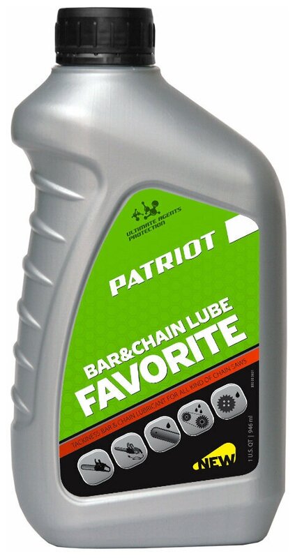Масло цепное Patriot FAVORITE BAR&CHAIN LUBE, 0.95 л