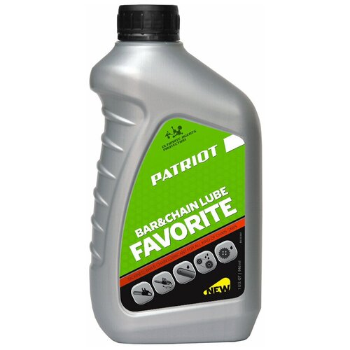 Масло для смазки цепи PATRIOT Favorite Bar & Chain lube 0.95 л масло для смазки цепи maxcut bar