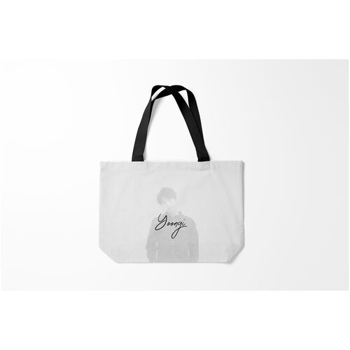 фото Сумка-шоппер / 46х35 см / k pop / bts min yoongi burnettie