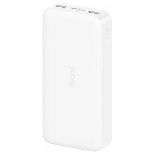 фото Внешний аккумулятор xiaomi redmi fast charge power bank black global 20000 mah