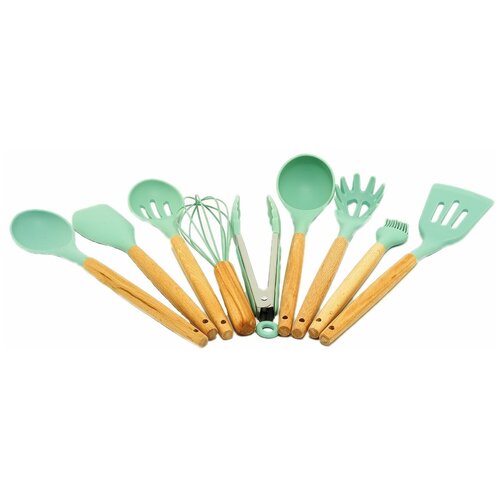 Набор кухонный FESSLE FF012-10PC, 10 предметов, силикон/дерево