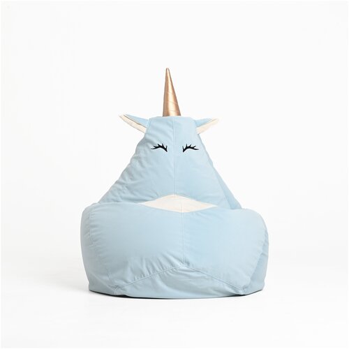 Кресло мешок Единорог тиффани размер XL, микровелюр