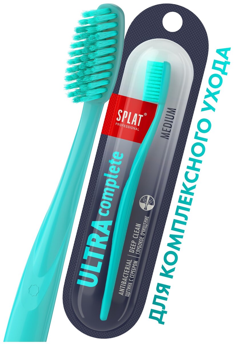 Зубная щетка splat ultra complete medium отзывы профессиональное отбеливание зубов цена москва