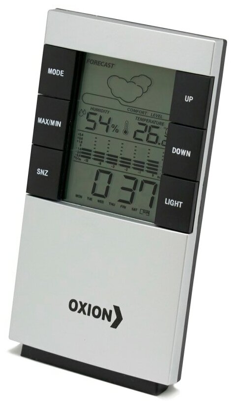 Метеостанция Oxion OTM379 комнатная, с подсветкой - фотография № 5