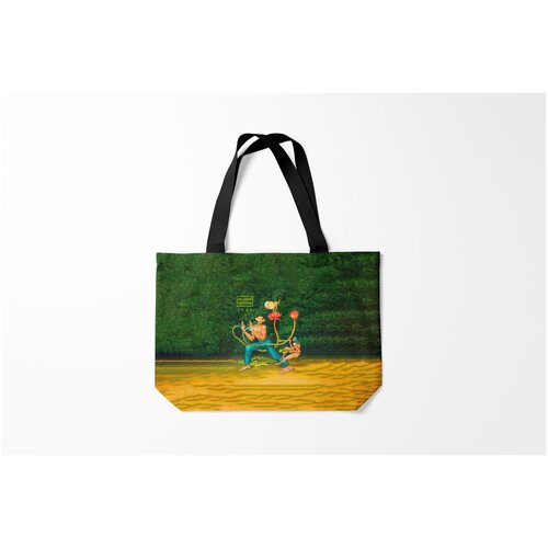 фото Сумка-шоппер / 46х35 см / рок / мумий тролль лира burnettie