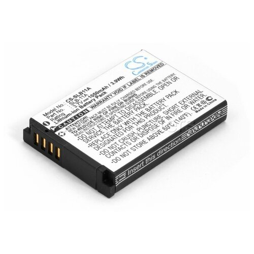 Аккумулятор CameronSino CS-SLB11A для фотоаппарата Samsung SLB-11A, SLB-11EB (1050mAh) аккумулятор для фотоаппарата samsung slb 07a