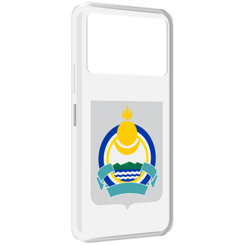 Чехол MyPads герб-бурятия для Infinix NOTE 12 VIP (X672) задняя-панель-накладка-бампер