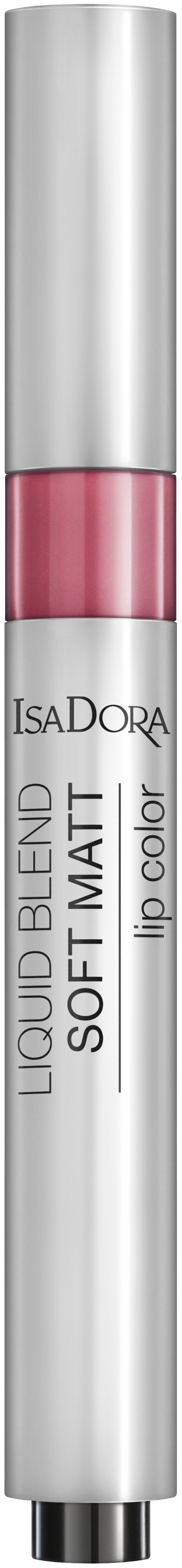 IsaDora жидкая помада для губ Liquid Blend Soft Matt Lip Color, оттенок 86 Deep Plum