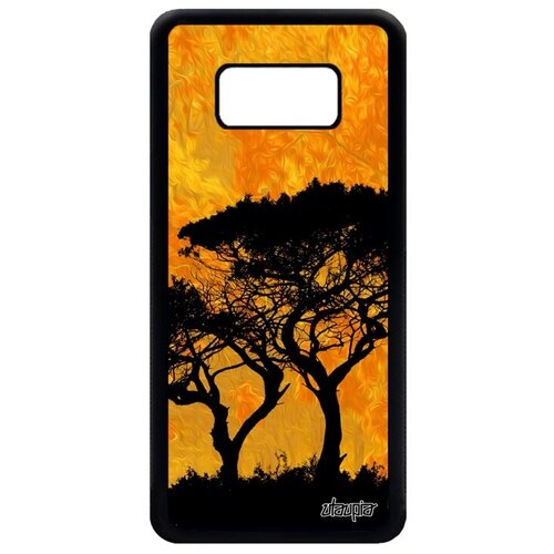 фото Качественный чехол на мобильный // galaxy s8 // "гренадил" саванна африка, utaupia, желтый