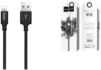 Кабель для iPhone HOCO X14 Times speed lightning cable 2м черный
