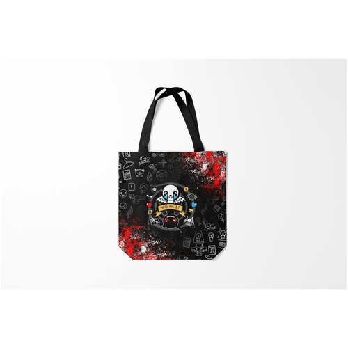 фото Сумка-шоппер / 40х40 см / геймерам / the binding of isaac исаак burnettie