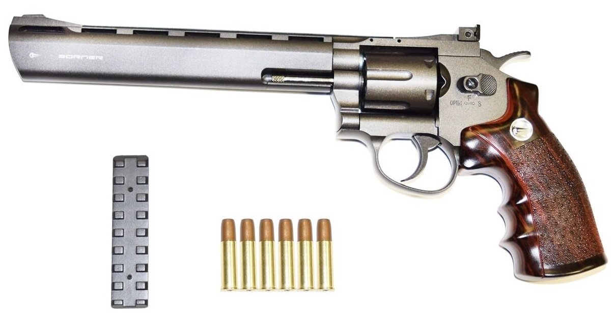 Подробные характеристики Револьвер пневматический BORNER Super Sport 703, к...