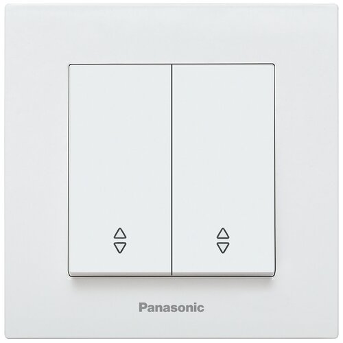 Переключатель Panasonic Karre Plus скрыт. 2кл. IP20 белый (упак.:1шт) (WKTC00112WH-RU)
