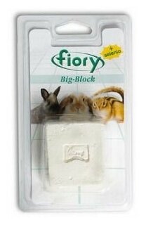 Подкормка Fiory био-камень для грызунов Big-Block с селеном, 100г - фото №2