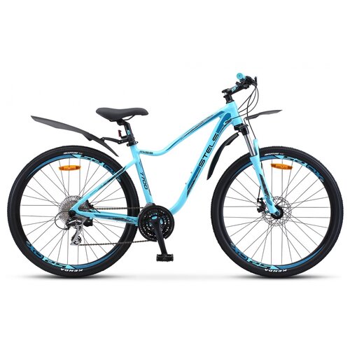 фото Горный (mtb) велосипед stels miss 7700 md 27.5 v010 (2022) рама 15,5" бирюзовый