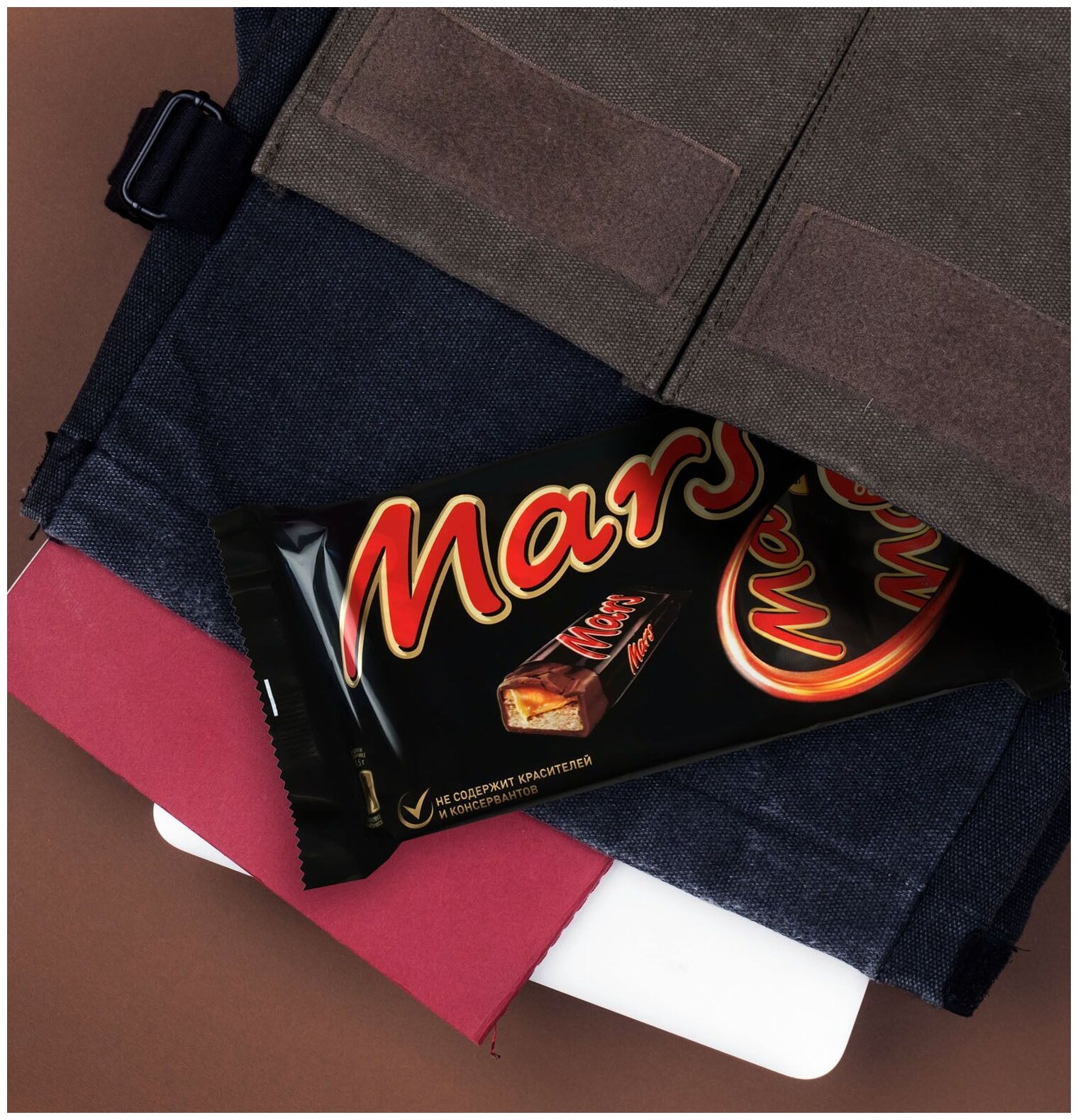 Батончик шоколадный Mars, 50гр - фото №2