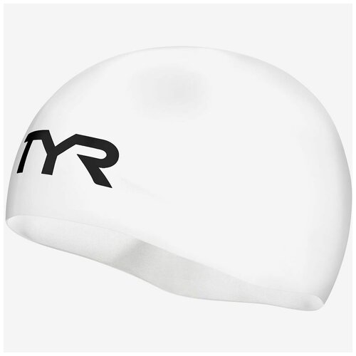 Шапочка для плавания TYR Competitor Racing Cap, Цвет - белый; Материал - Силикон 100%