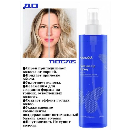 Concept Salon Total Volume Спрей прикорневой объем (spray volume up ), 240 мл