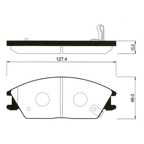 Дисковые тормозные колодки передние SANGSIN BRAKE SP1047 для Hyundai Accent, Hyundai Elantra, Hyundai Verna, Hyundai Avante (4 шт.)