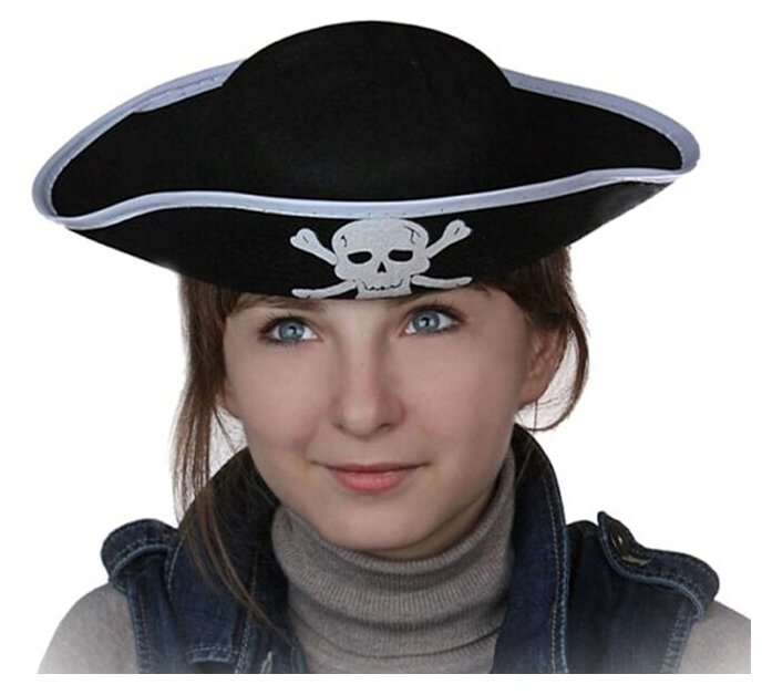 Карнавальная шляпа «Пират», р-р. 50
