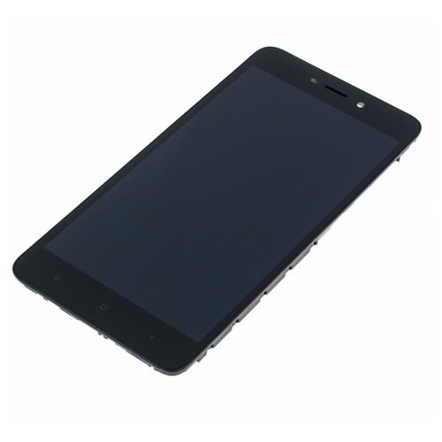 Дисплей для Xiaomi Redmi 4A (в сборе с тачскрином) в рамке, черный, AAA дисплей для xiaomi redmi note 10 5g в сборе с тачскрином в рамке черный aaa