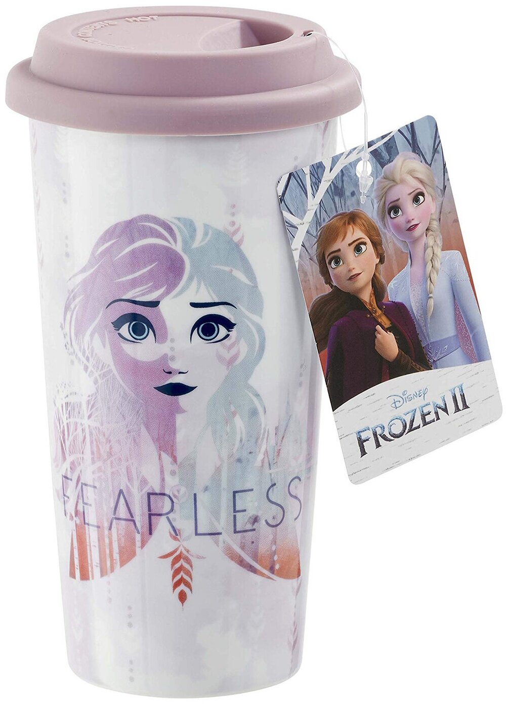 Кружка керамическая Funko Disney Frozen 2 Fearless Fearless Lidded Mug UT-FR06287 - фотография № 2