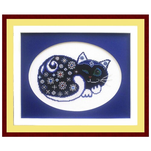 фото Набор для вышивания zengana б-087 звёздный кот 1 шт.