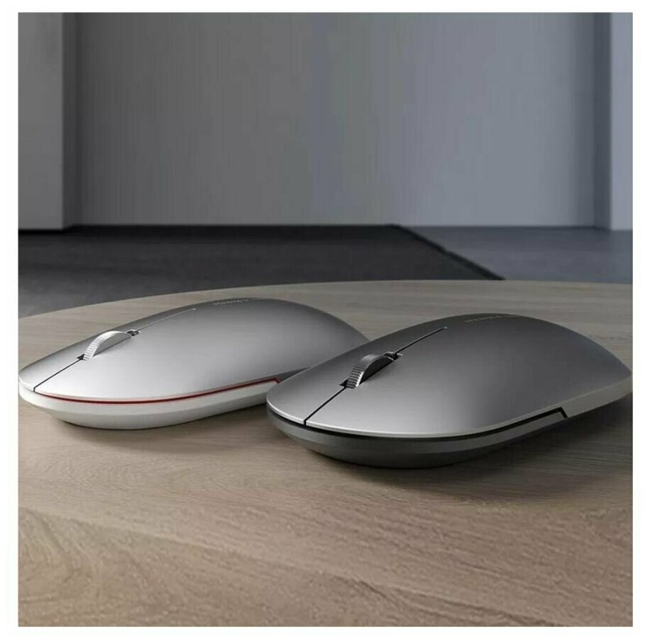 Беспроводная мышь Xiaomi Mi Elegant Mouse Metallic Edition, черный - фотография № 12