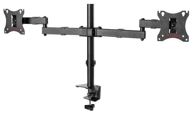 Кронштейн для мониторов Arm Media LCD-T04 черный 15"-28" максимум: 14кг настольный поворот и наклон