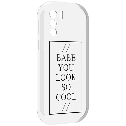Чехол MyPads ты-выглядишь-очень-круто для UleFone Note 13P задняя-панель-накладка-бампер