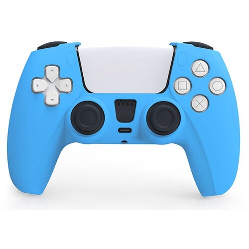 Силиконовый чехол DOBE (TP5-0512) для геймапада DualSense Silicon Case for PS5 Controller, синий силиконовый чехол для геймпада playstation dualsense dobe tp5 0512 red красный ps5