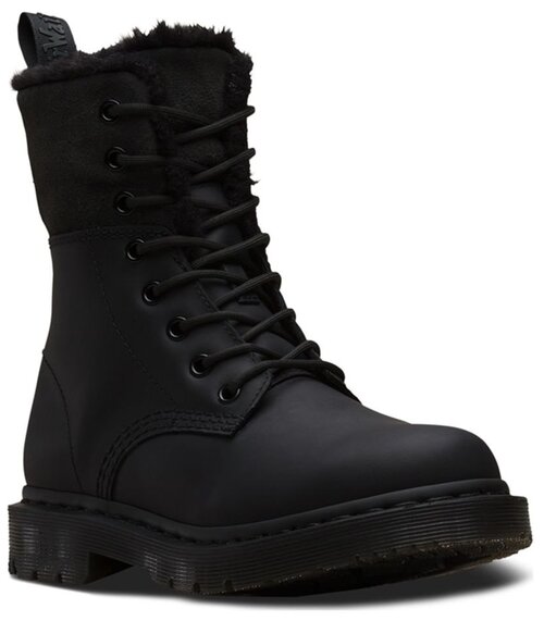 Ботинки кожаные Dr.Martens 1460 Kolbert Snowplow STANDARD 24015001 высокие зимние с мехом (36)