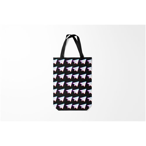 фото Сумка-шоппер / 31х42 см / программисты / принты для программистов telegram burnettie