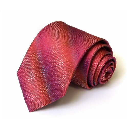 Стильный шелковый галстук Basile 16819 красного цвета