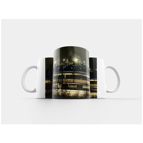 фото Кружка "железная дорога, зима, снег" 320 мл lotsprints