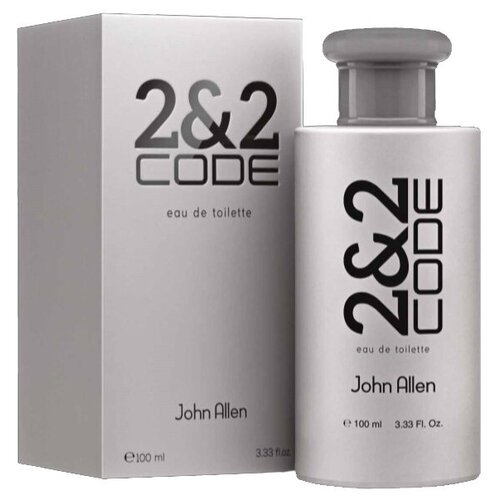John Allen Мужской 2 &2 Code Туалетная вода (edt) 100мл