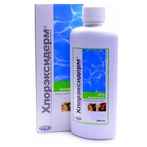 Хелавит Хлорэксидерм 4% Шампунь д/кошек и собак 250мл
