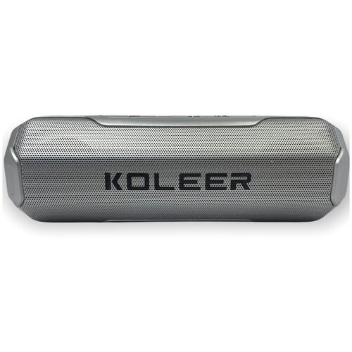 Портативная Bluetooth колонка Koleer S218 серебро 179000₽