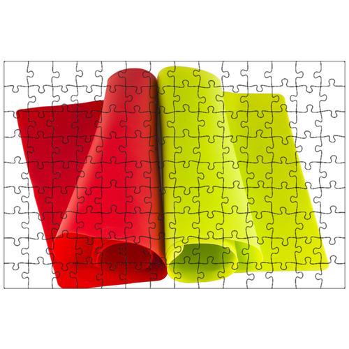 фото Магнитный пазл 27x18см."аксессуары для кухни, коврик, силикон" на холодильник lotsprints
