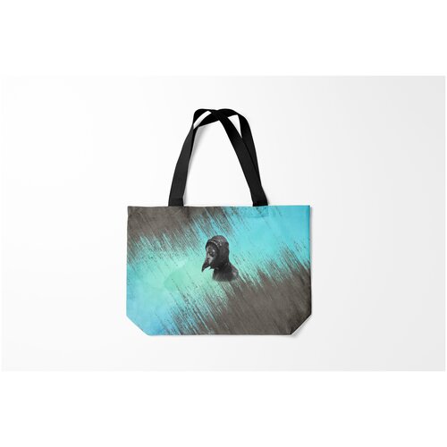 фото Сумка-шоппер / 46х35 см / популярные иллюстрации / чумной доктор burnettie