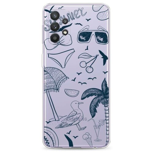фото Силиконовый чехол "beach travel" на samsung galaxy a32 / самсунг галакси а32 case place