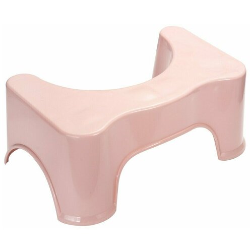 фото Табурет-подставка под ноги для ванной и туалета / подставка под ноги детская (розовый) style home